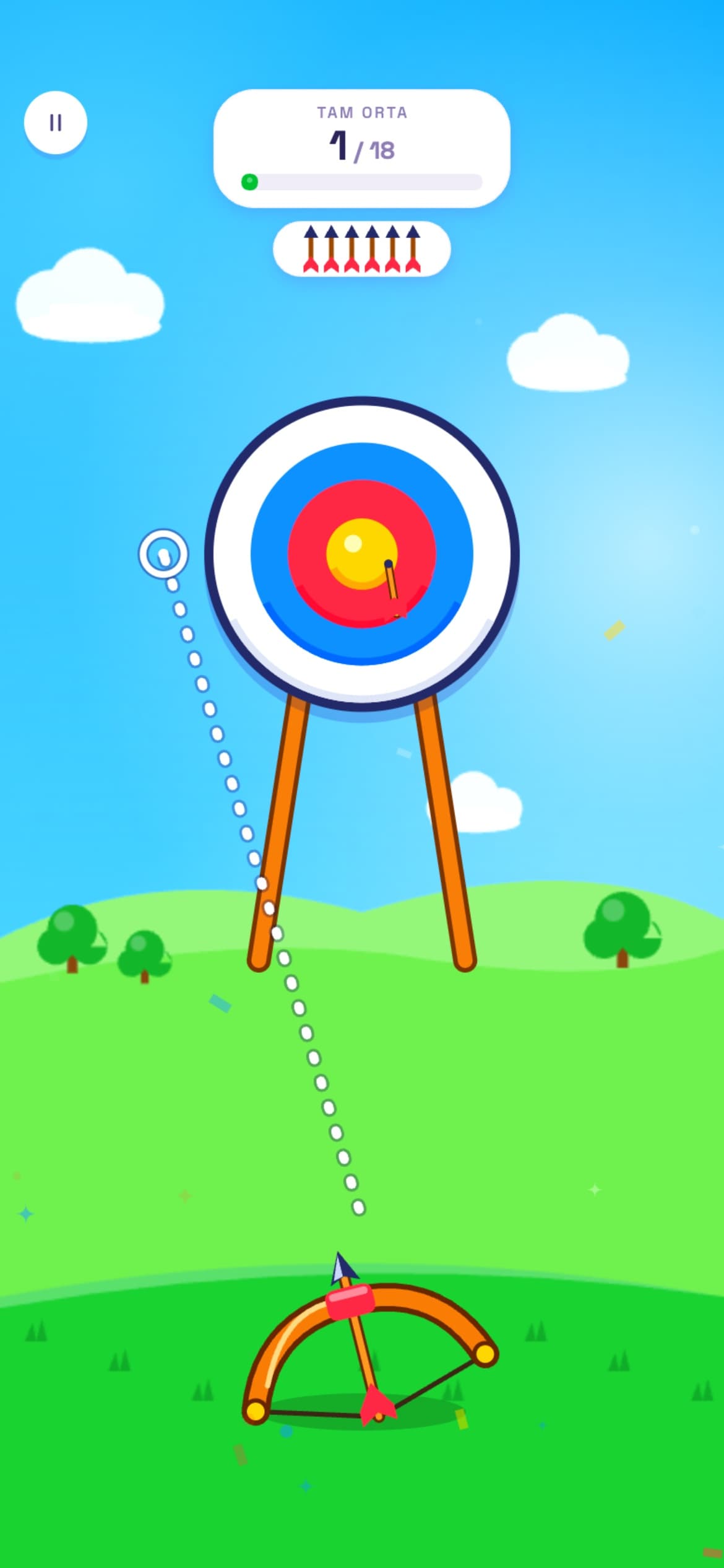 Halka archery gameplay