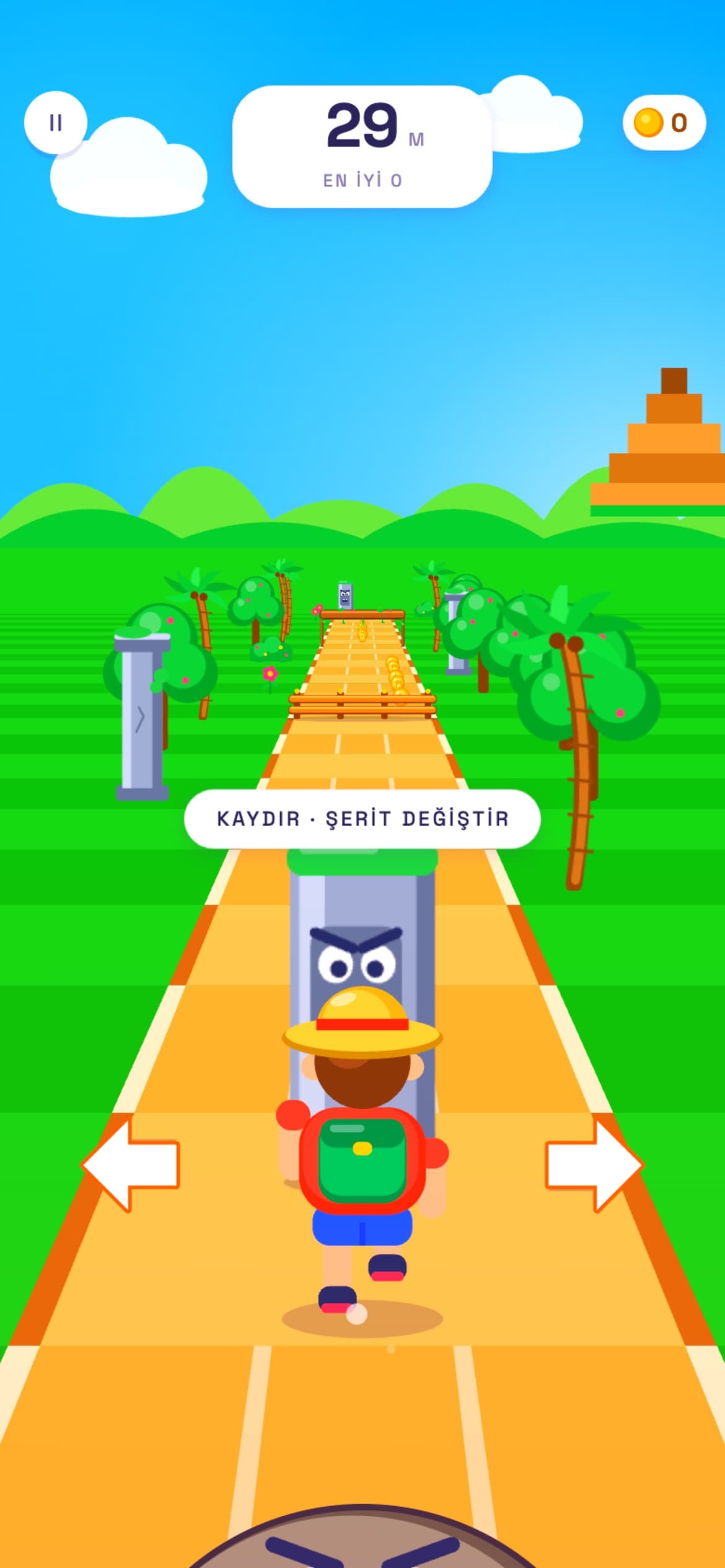 Halka endless runner gameplay