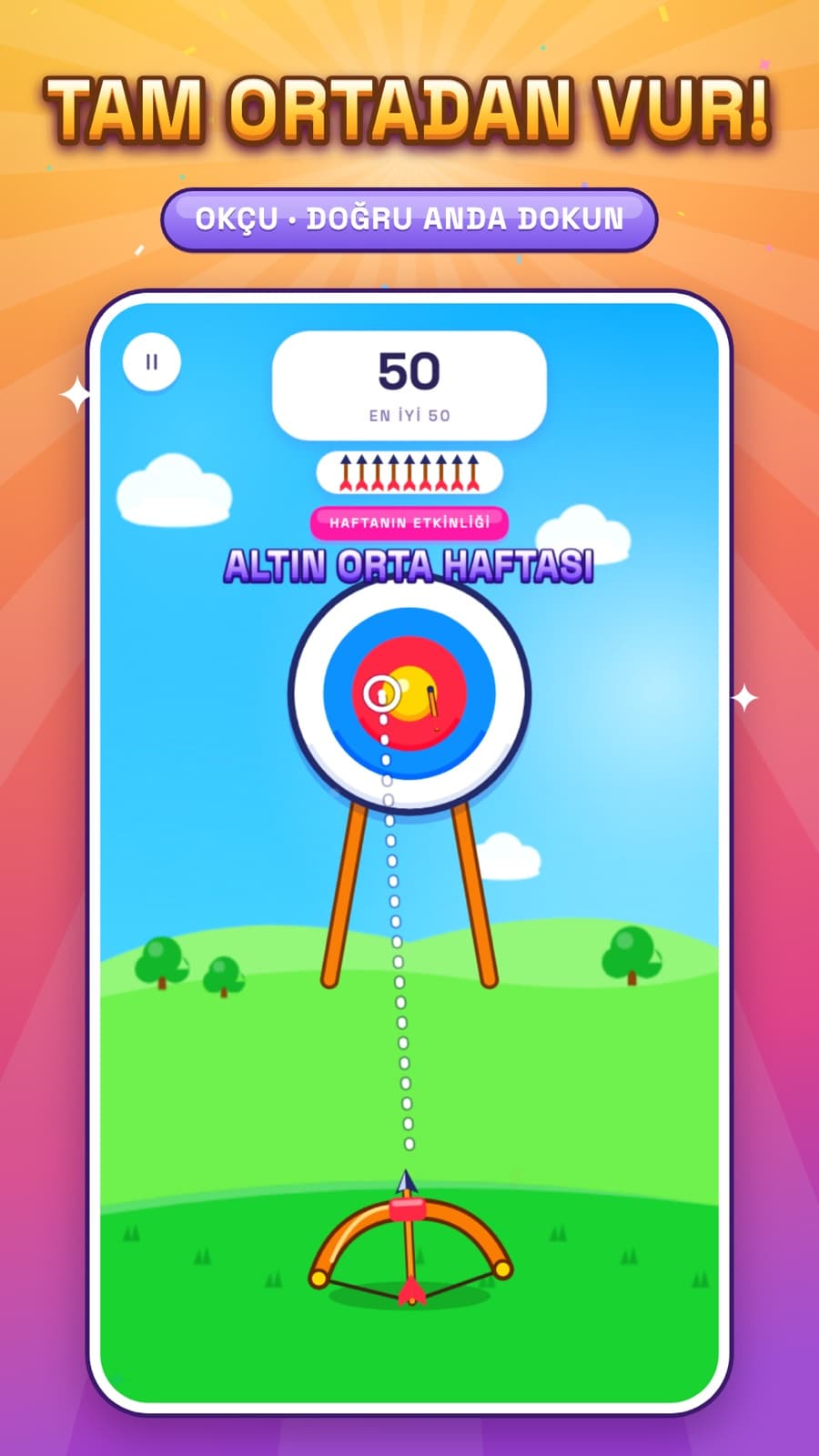 Halka archery mini game