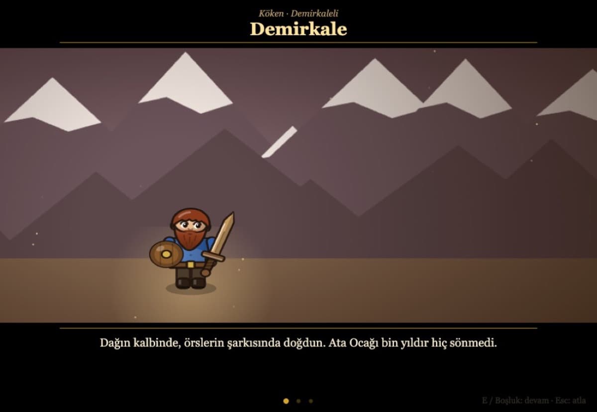 Origin cinematic: Demirkale